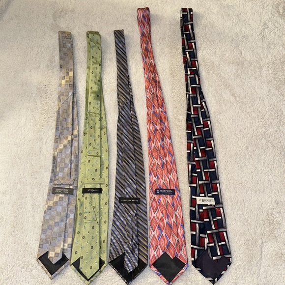 👔 Men’s Necktie Bundle – 5 Classic Styles - Picture 2 of 8
